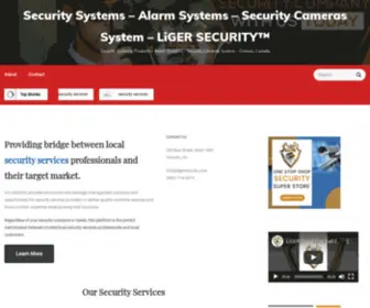 Ligersecurity.com(Security Services & Security Systems Services) Screenshot