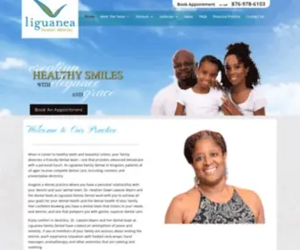 Ligfamdent.com(Liguanea Family Dental) Screenshot