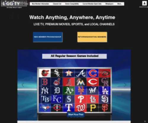 Liggitytv.com(Streaming Services) Screenshot