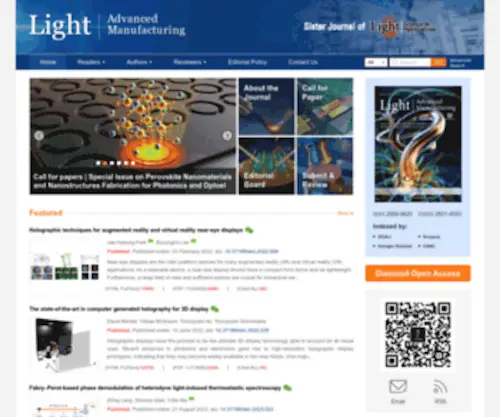 Light-AM.com(Light: Advanced Manufacturing) Screenshot