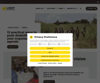 Light-For-The-World.uk(Light for the World) Screenshot