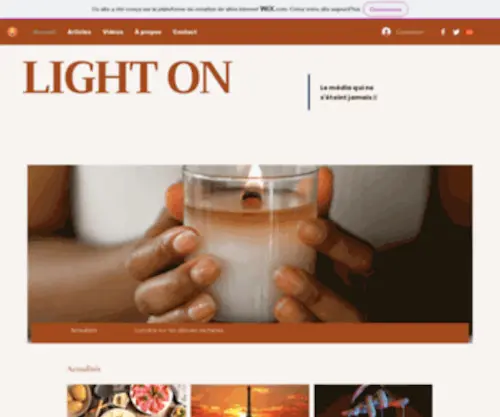 Light-ON.co(Create an Ecommerce Website and Sell Online) Screenshot