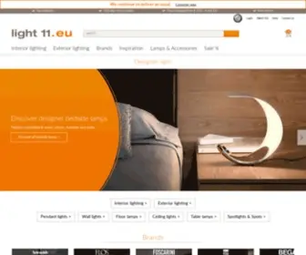 Light11.eu(Design lights & designer lamps) Screenshot
