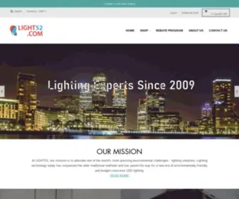 Light52.com(Lighting Store) Screenshot