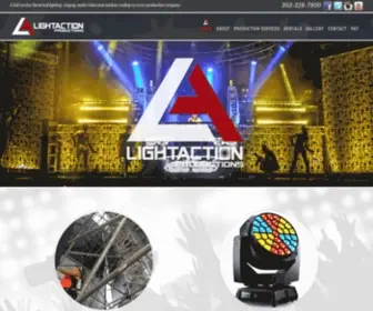 Lightactioninc.com(Light Action Inc) Screenshot