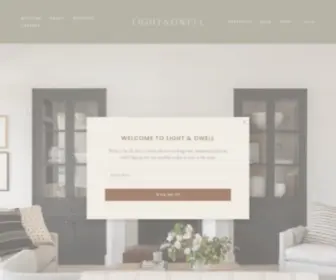 Lightanddwell.com(Light & Dwelllight and dwell) Screenshot