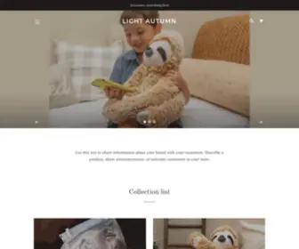 Lightautumn.com(Light Autumn) Screenshot