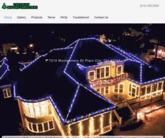 Lightbeforechristmas.com(Holiday Lighting Design & Installation in Ohio) Screenshot