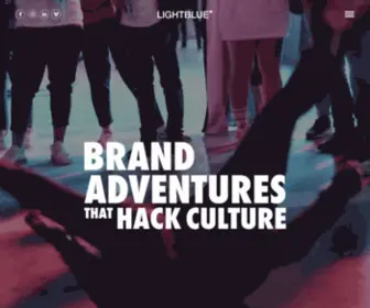 Lightblueww.com(Creative Experience Agency in Dubai &amp; L.A) Screenshot