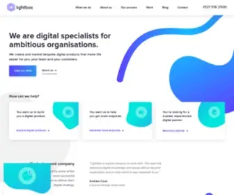 LightboxDigital.co.uk(Digital Agency Birmingham) Screenshot