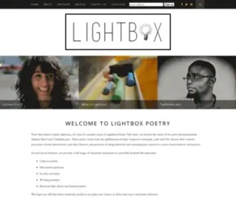 Lightboxpoetry.com(Lightbox Poetry) Screenshot