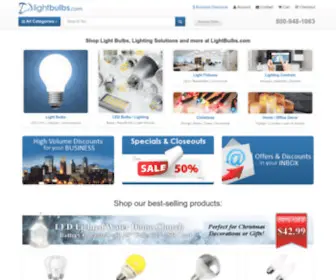 Lightbulbs.com(Buy Light Bulbs Online) Screenshot