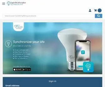 Lightbulbsurplus.com(Light Bulb Surplus) Screenshot