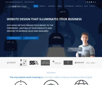 Lightbulbwebdesign.co.uk(Increase your sales and enquiries with bespoke web design) Screenshot