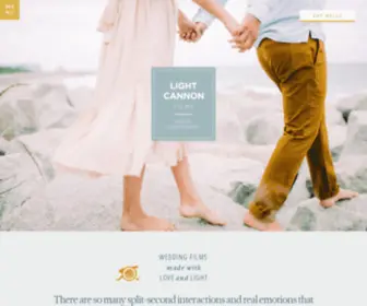 Lightcannonfilms.com(A wedding videography and cinematography company) Screenshot