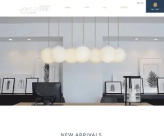 Lightcookie.com(Online Lighting Store) Screenshot