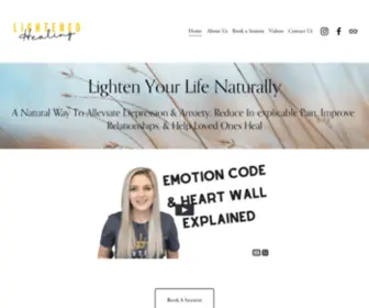 Lightenedhealing.com(Lighten My Life Naturally) Screenshot