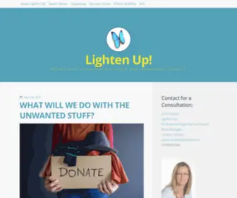 Lightenup-Getorganized.ca(Lighten Up) Screenshot