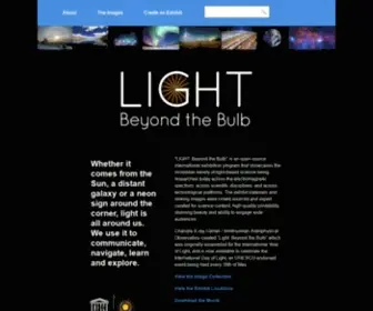 Lightexhibit.org(Beyond the Bulb) Screenshot