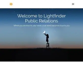 Lightfinderpr.com(Lightfinder PR) Screenshot