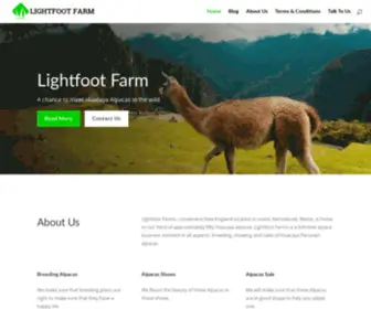 Lightfootfarms.com(Lightfoot Farm) Screenshot
