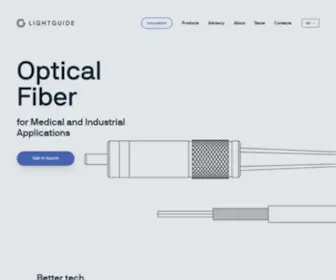 Lightguide.com(The worlds leading optical fiber production lab) Screenshot