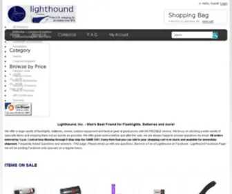 Lighthound.com(Fenix Flashlights) Screenshot