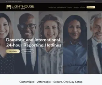 Lighthouse-Services.com(Obtaining Information) Screenshot