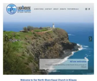 Lighthousechristianfellowshipkauai.com(Lighthouse Christian Fellowship Kauai Church North Shore in Kilauea) Screenshot