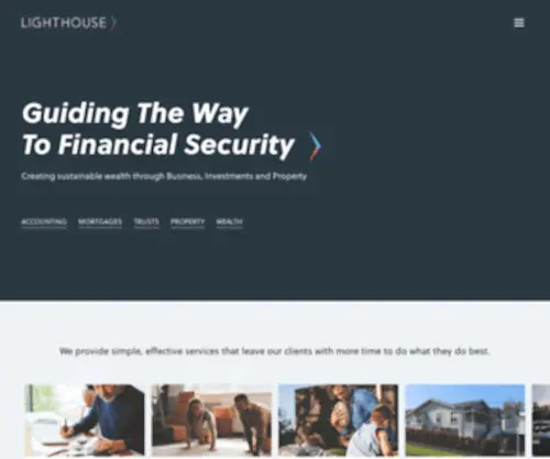 Lighthousefinancial.co.nz(Lighthouse Financial Services) Screenshot