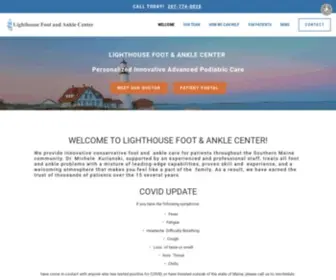 Lighthousefootandankle.com(LIGHTHOUSE FOOT & ANKLE CENTER) Screenshot