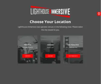 Lighthouseimmersive.com(Lighthouse Immersive) Screenshot