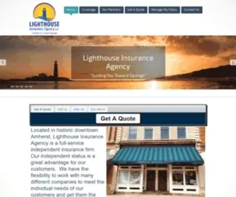 Lighthouseinsuranceamherst.com(Lighthouse Insurance Agency) Screenshot