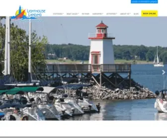 Lighthouselanding.com(Lighthouse Landing Resort & Marina) Screenshot