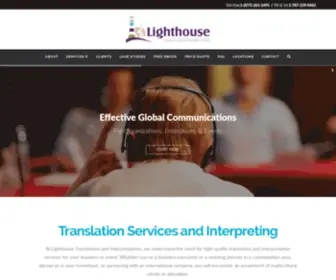 Lighthouseonline.com(Simultaneous Translation and Interpretation) Screenshot