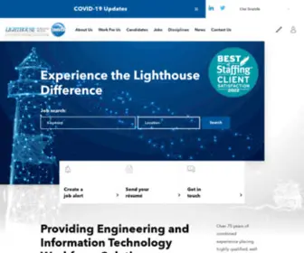 Lighthouseplacement.com(Engineering & Technical Recruitment in Massachusetts) Screenshot