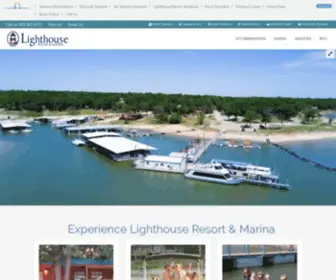 Lighthouseresort.com(Lake Escapes and Family Fun for Everyone) Screenshot