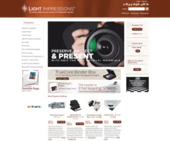 Lightimpressionsdirect.com(Archival Supplies) Screenshot