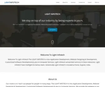 Lightinfotech.in(Light Infotech) Screenshot