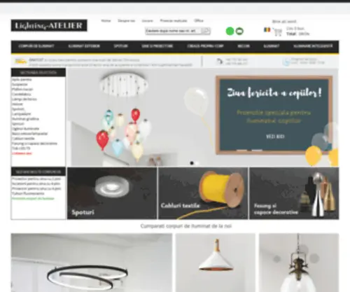 Lighting-Atelier.ro(Corpuri de iluminat si consumabile) Screenshot