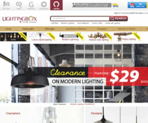 Lightingbox.com(Lightingbox) Screenshot