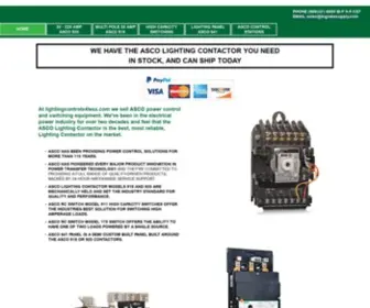 Lightingcontrols4Less.com(ASCO LIGHTING CONTACTOR) Screenshot