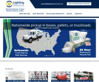 Lightingresourcesinc.com(Environmental Services) Screenshot