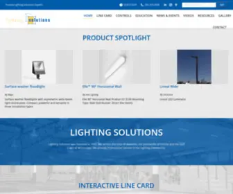 Lightingsolutionsal.com(Lighting Solutions of Alabama) Screenshot