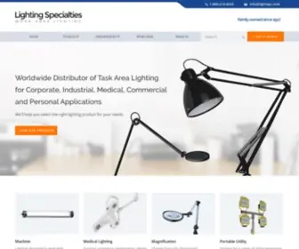 Lightingspecialties.com(Lighting Specialties) Screenshot