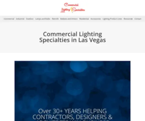 Lightingspecialtieslv.com(Commercial Lighting Specialties) Screenshot