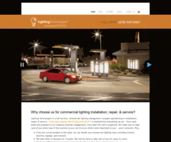 Lightingtechnologiesinc.com(Commercial Lighting Contractor I Atlanta GA I Lighting Technologies) Screenshot