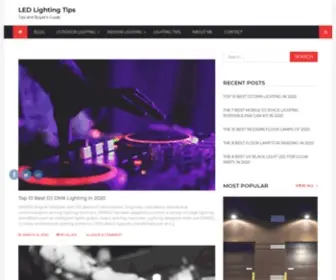 Lightingtip.com(Tips and Buyer's Guide For Lighting) Screenshot