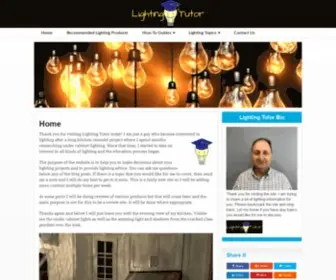 Lightingtutor.com(Lighting Advice) Screenshot