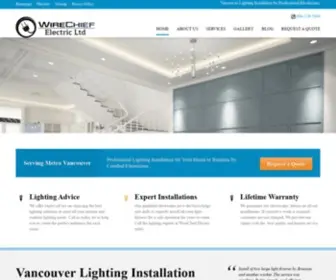 LightingVancouver.com(Vancouver Lighting) Screenshot